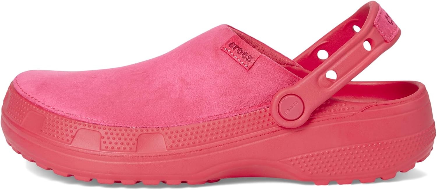 image:imageCrocs UnisexAdult Classic Crafted Canvas amp Suede ClogsDigital Raspberry Velvet