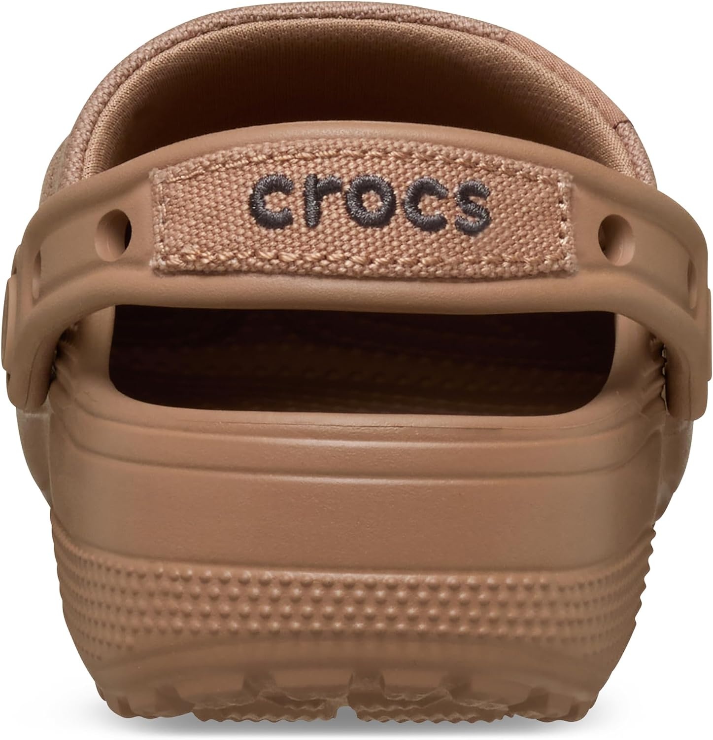 image:imageCrocs UnisexAdult Classic Crafted Canvas amp Suede ClogsMilk Chocolate