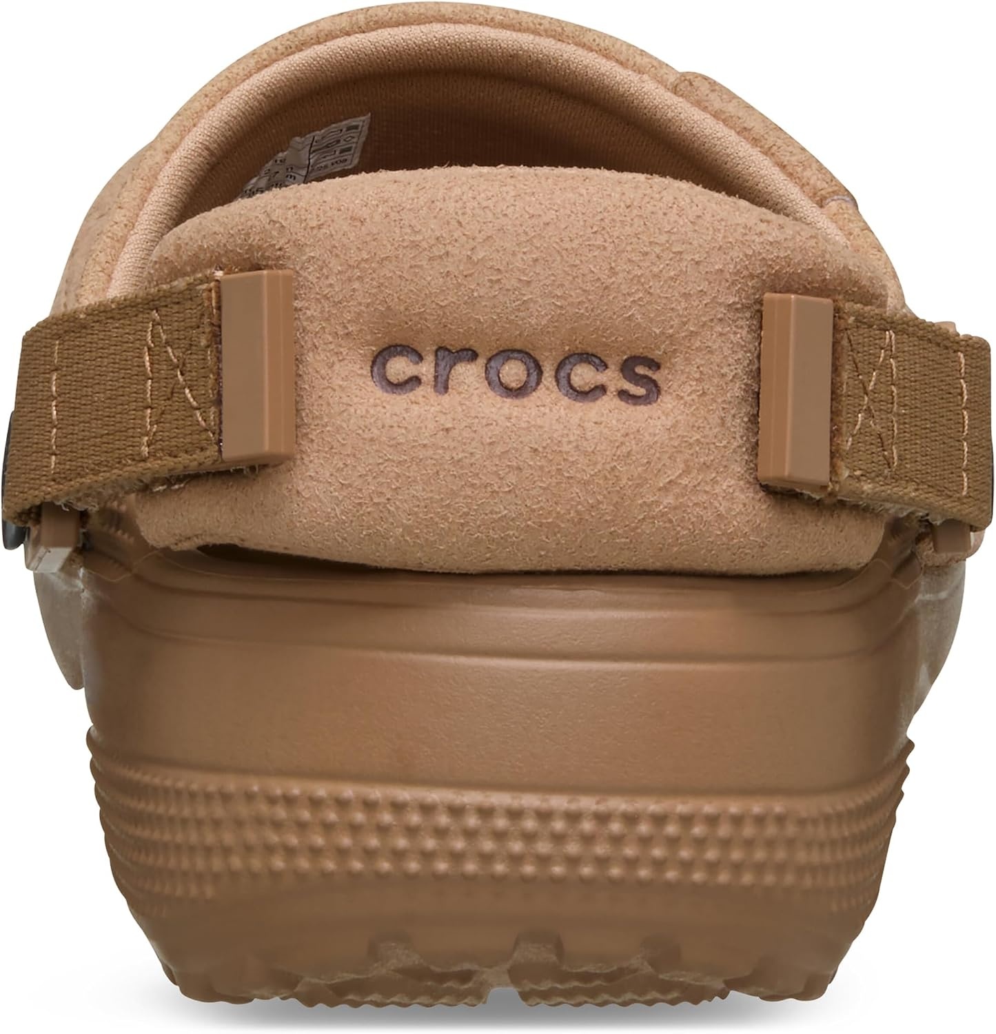 image:imageCrocs UnisexAdult Classic Crafted Canvas amp Suede ClogsMilk Chocolate Suede