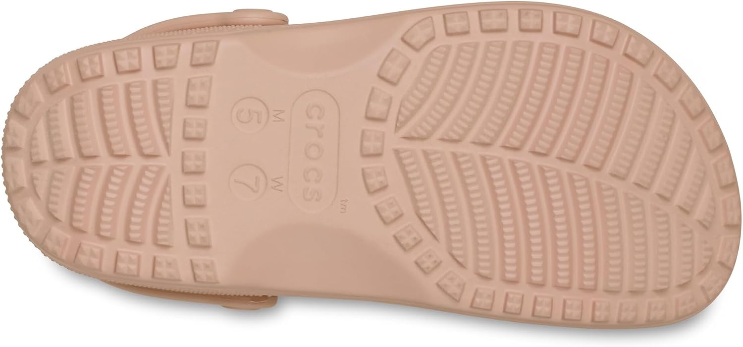image:imageCrocs UnisexAdult Classic Crafted Canvas amp Suede ClogsPink Caramel