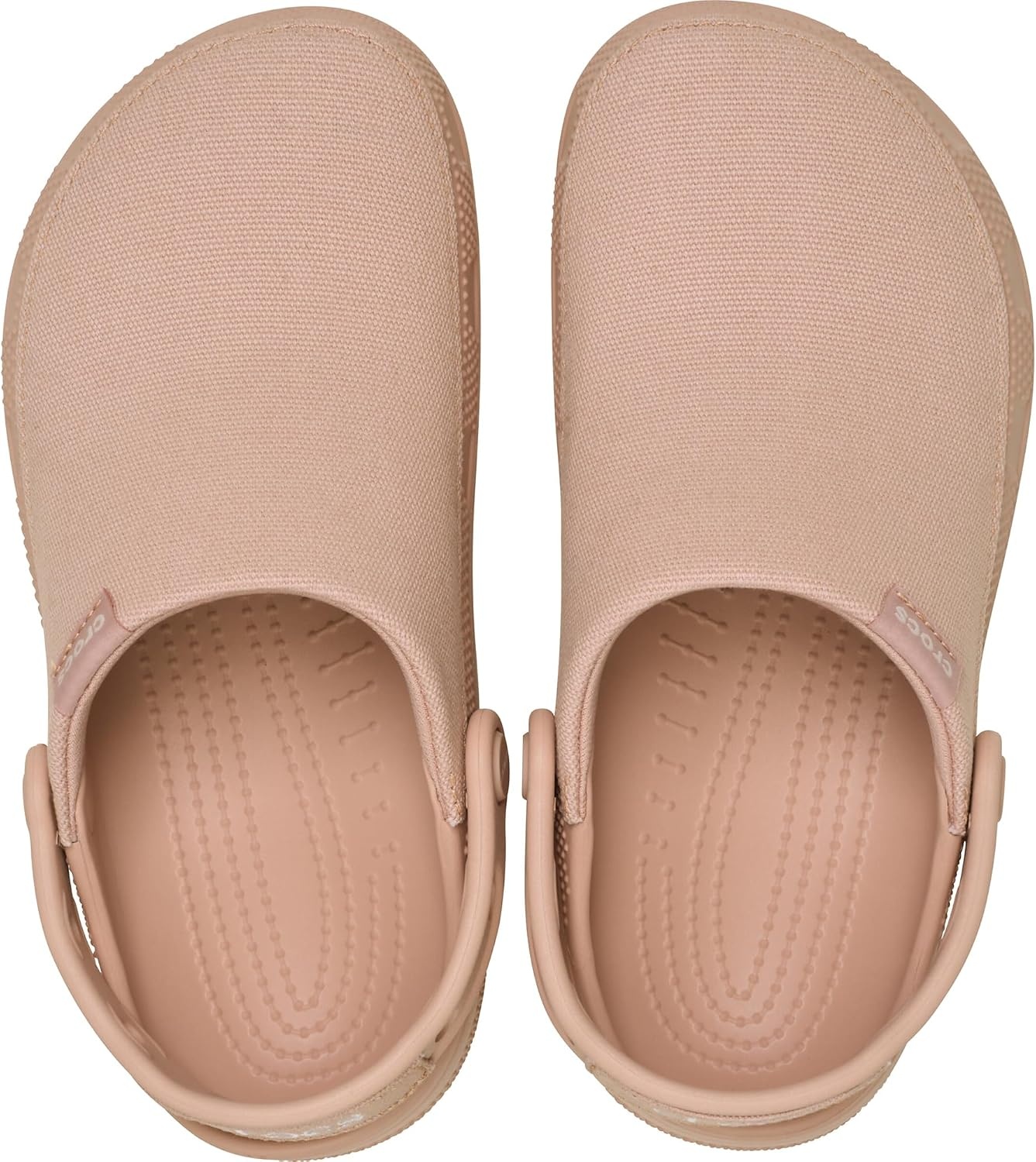 image:imageCrocs UnisexAdult Classic Crafted Canvas amp Suede ClogsPink Caramel