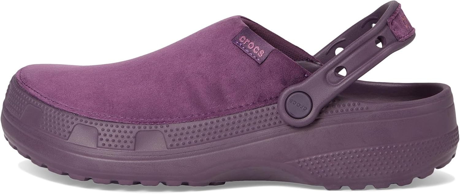 image:imageCrocs UnisexAdult Classic Crafted Canvas amp Suede ClogsPlush Plum Velvet