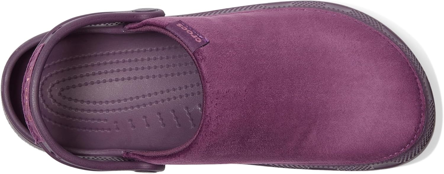 image:imageCrocs UnisexAdult Classic Crafted Canvas amp Suede ClogsPlush Plum Velvet