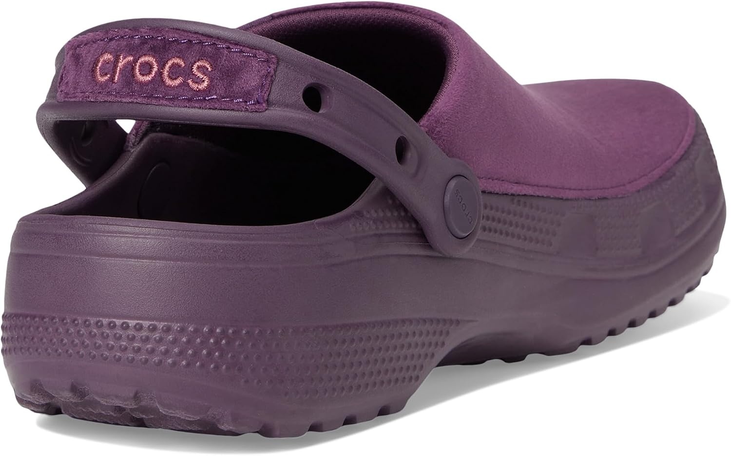 image:imageCrocs UnisexAdult Classic Crafted Canvas amp Suede ClogsPlush Plum Velvet