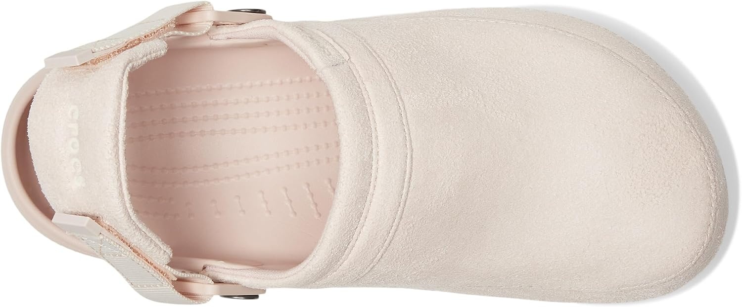 image:imageCrocs UnisexAdult Classic Crafted Canvas amp Suede ClogsQuartz Suede