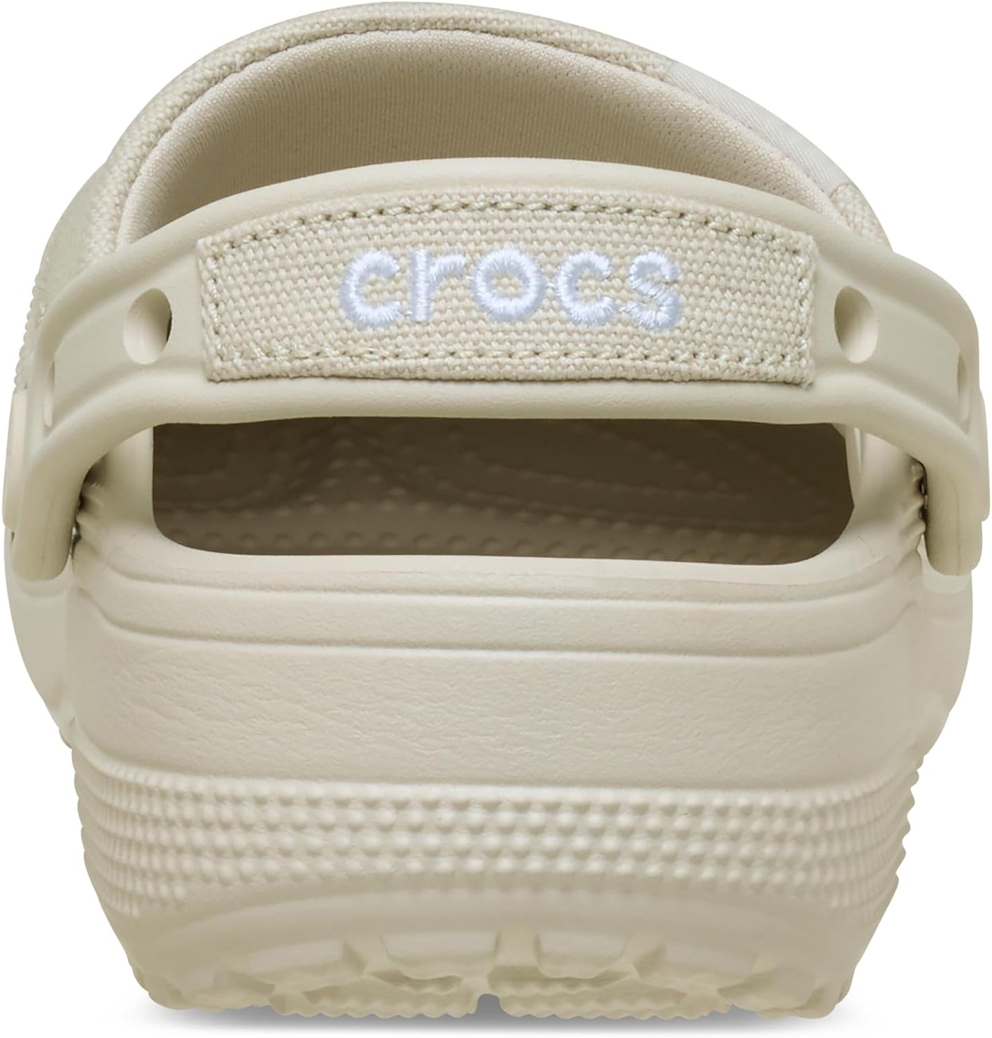 image:imageCrocs UnisexAdult Classic Crafted Canvas amp Suede ClogsStucco
