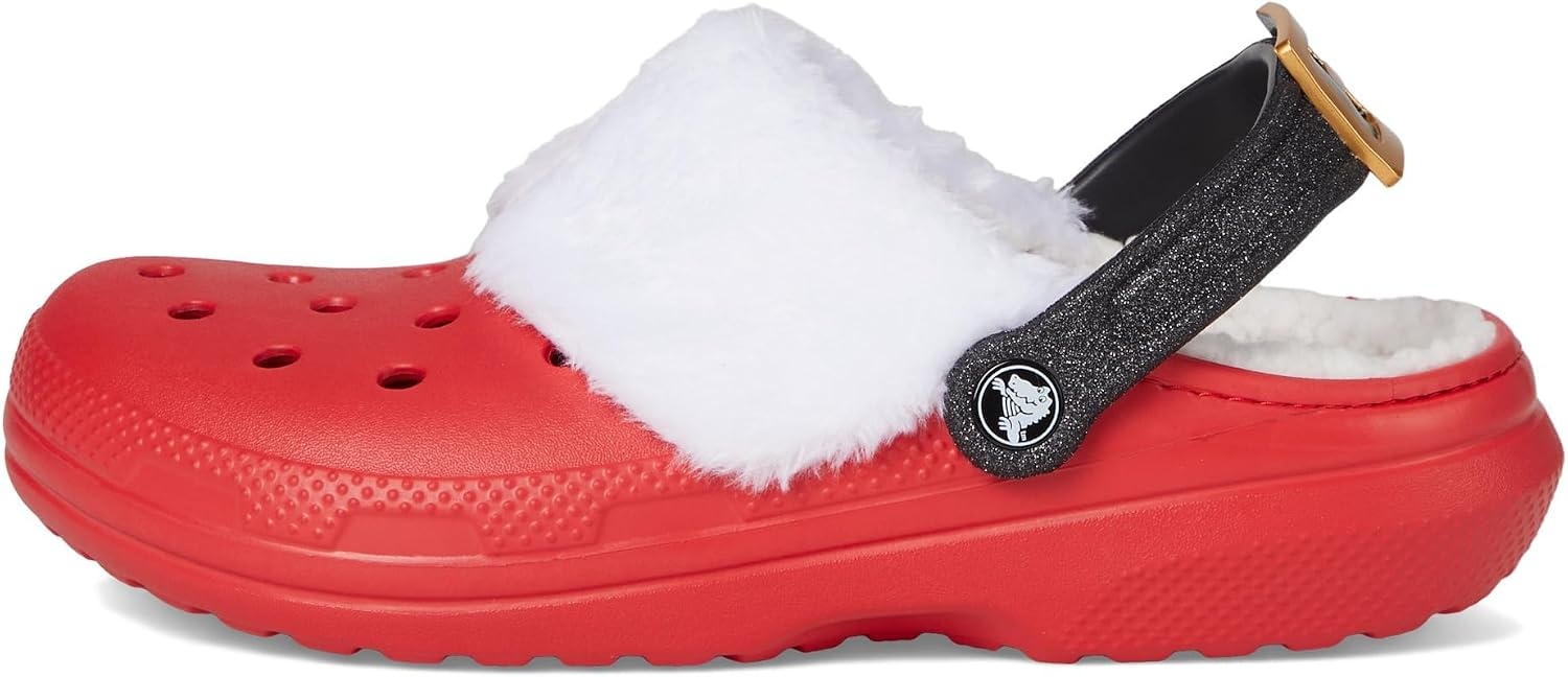 image:imageCrocs UnisexAdult Classic Holiday Lined ClogsVarsity RedMulti