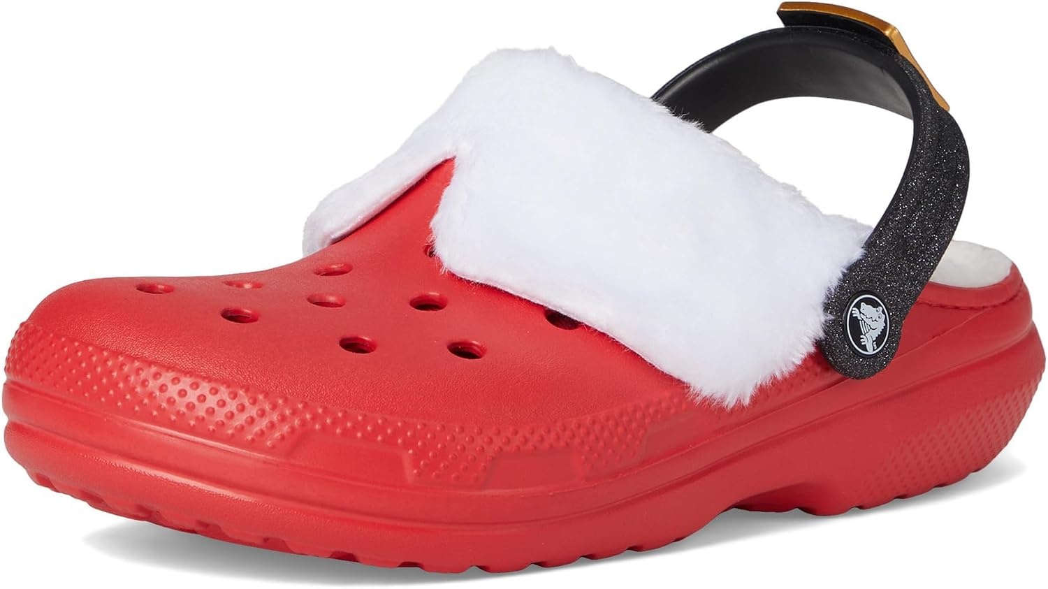 image:imageCrocs UnisexAdult Classic Holiday Lined ClogsVarsity RedMulti