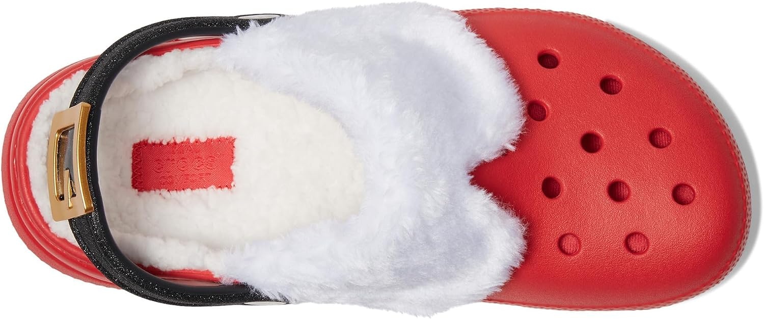 image:imageCrocs UnisexAdult Classic Holiday Lined ClogsVarsity RedMulti