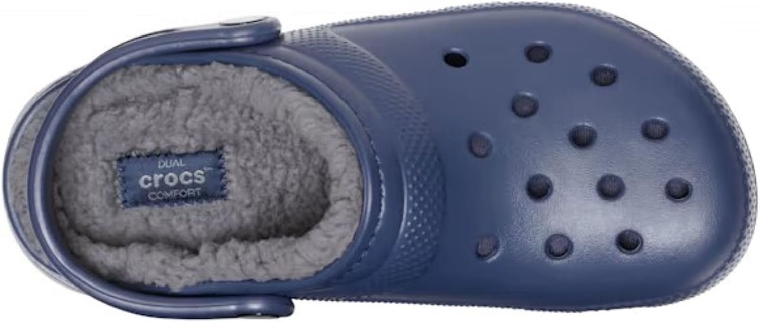 image:imageCrocs UnisexAdult Classic Lined ClogNavyCharcoal