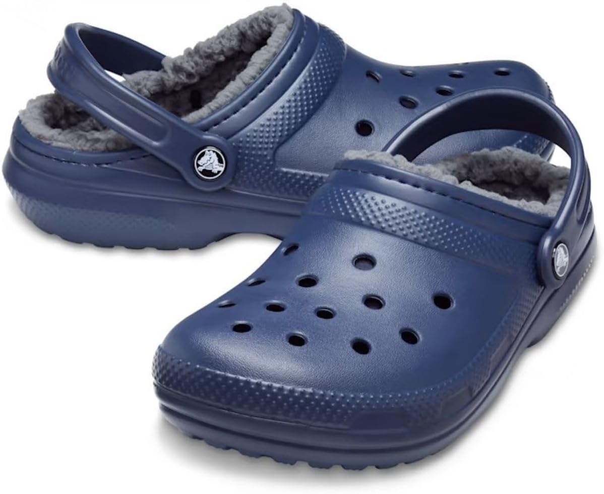 image:imageCrocs UnisexAdult Classic Lined ClogNavyCharcoal