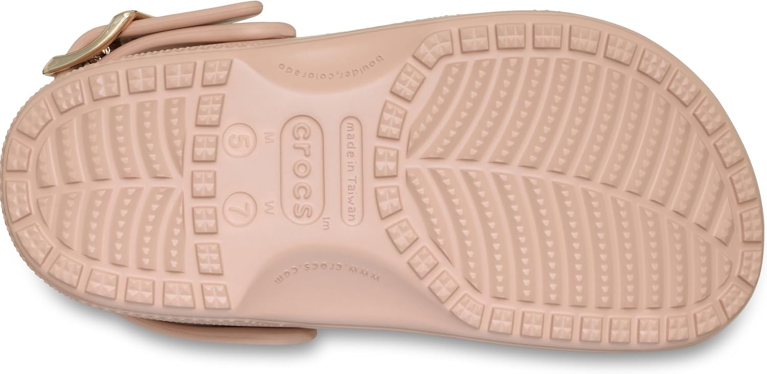 image:imageCrocs UnisexAdult Classic Metallic Buckle ClogsMetallic Blush