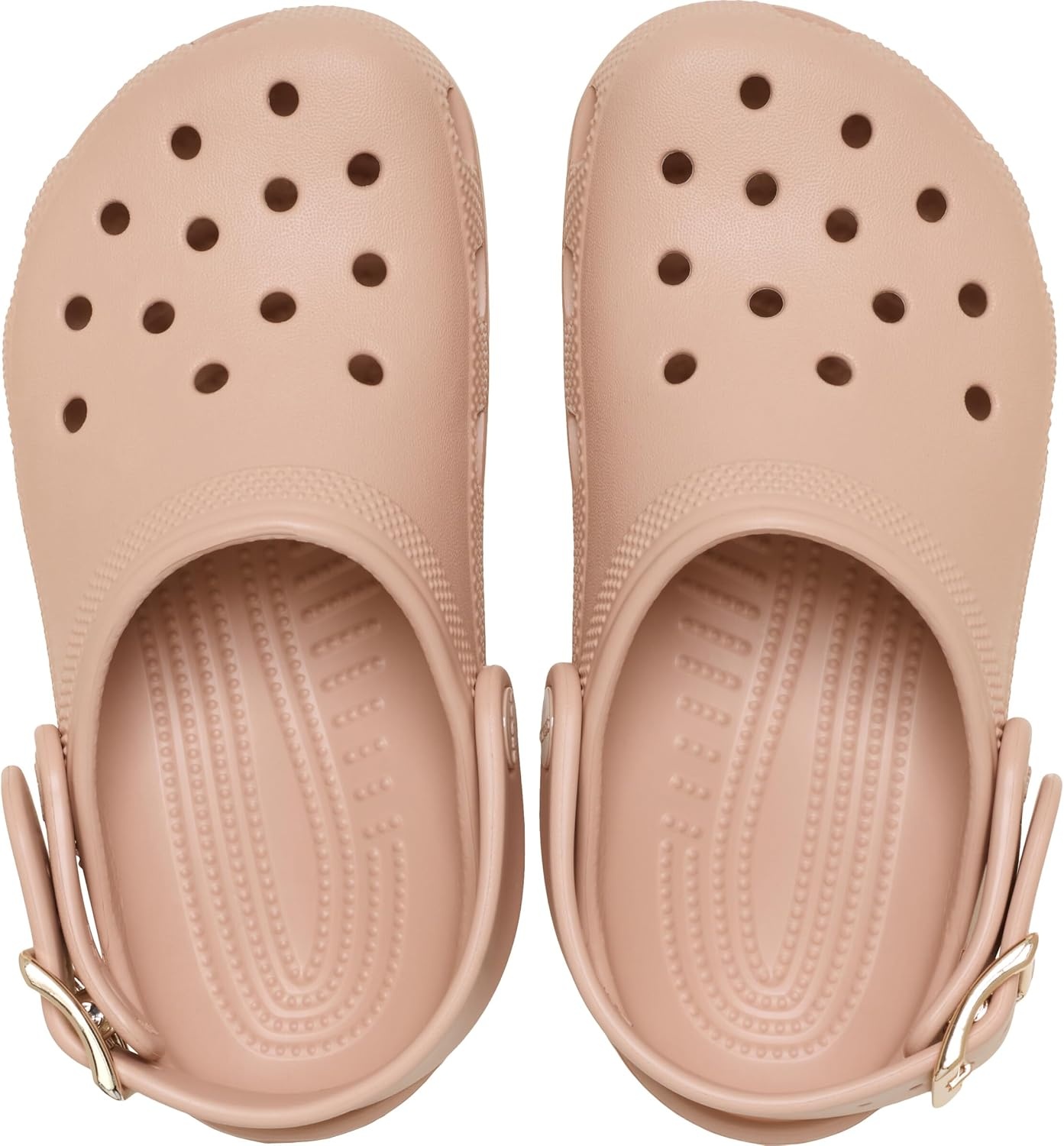 image:imageCrocs UnisexAdult Classic Metallic Buckle ClogsMetallic Blush