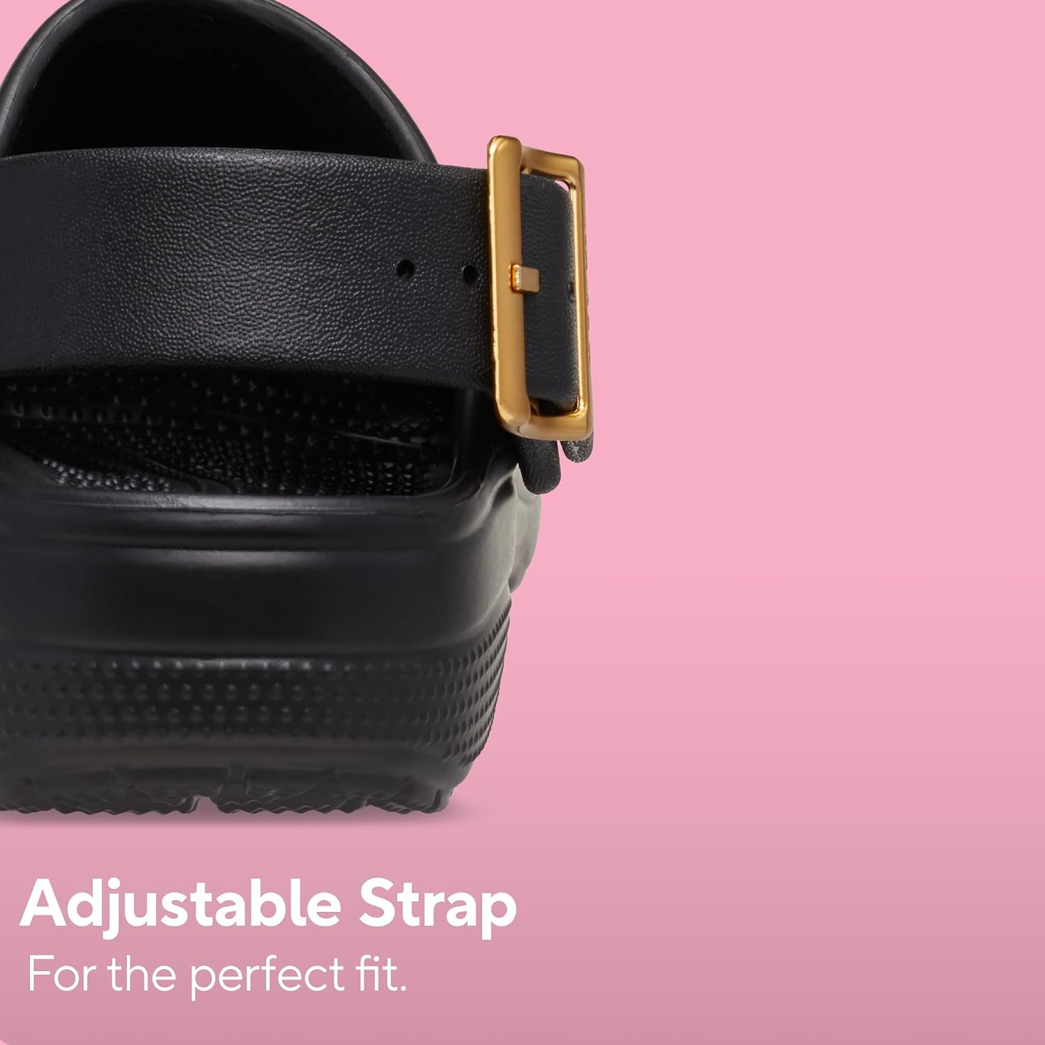 image:imageCrocs UnisexAdult Classic Metallic Buckle ClogsMetallic Blush