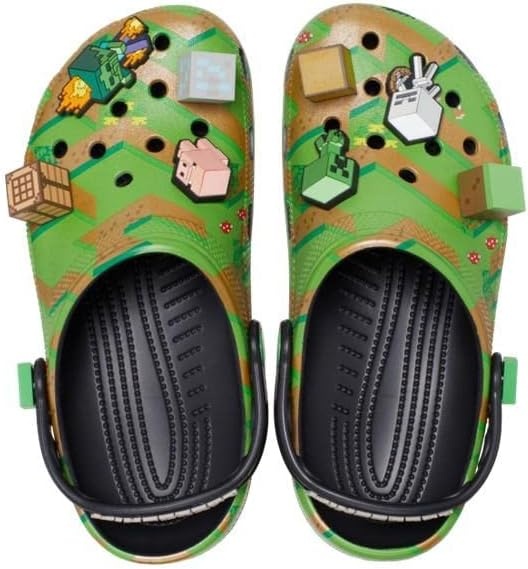 image:imageCrocs UnisexAdult Classic Minecraft ClogsMulti Green