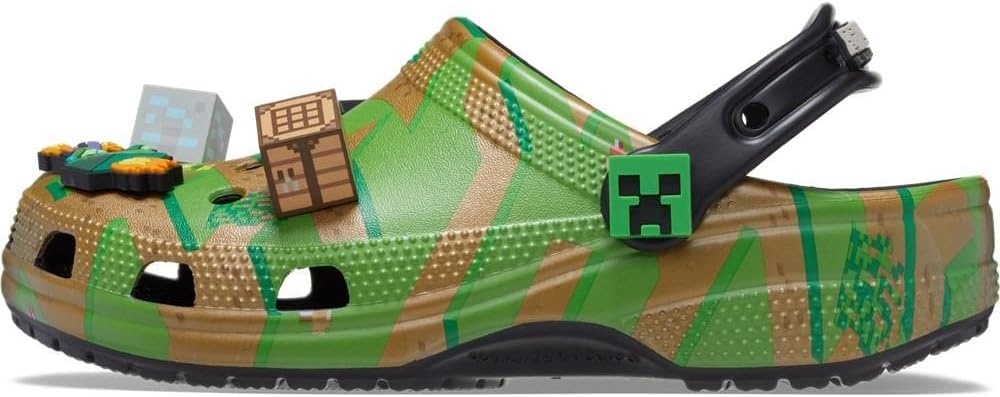 image:imageCrocs UnisexAdult Classic Minecraft ClogsMulti Green