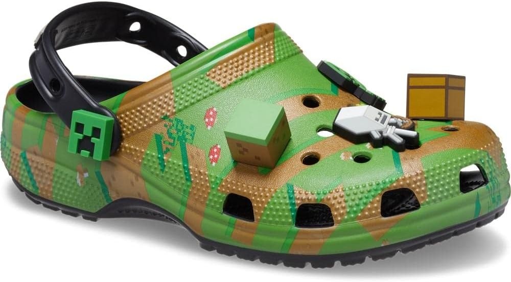 image:imageCrocs UnisexAdult Classic Minecraft ClogsMulti Green