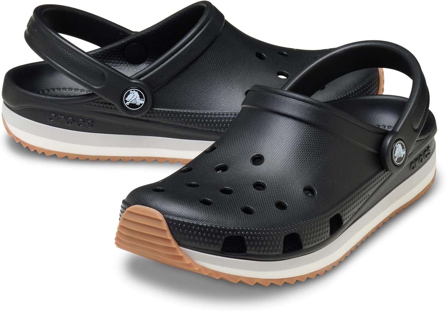 image:imageCrocs UnisexAdult Classic Retro Runner ClogsBlack