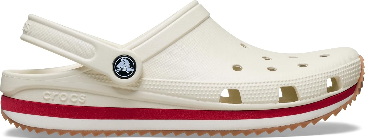 image:imageCrocs UnisexAdult Classic Retro Runner ClogsSummit White