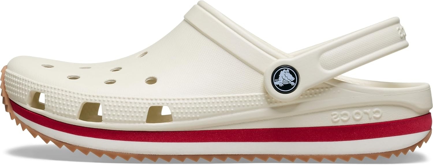 image:imageCrocs UnisexAdult Classic Retro Runner ClogsSummit White