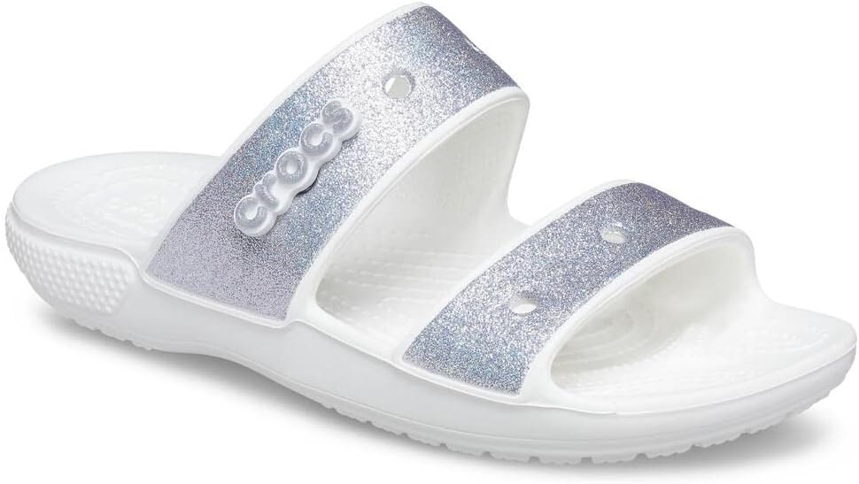 image:imageCrocs UnisexAdult Classic SandalSeasonal Graphics SlideMulticolor Glitter