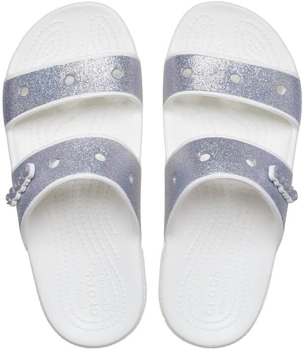 image:imageCrocs UnisexAdult Classic SandalSeasonal Graphics SlideMulticolor Glitter