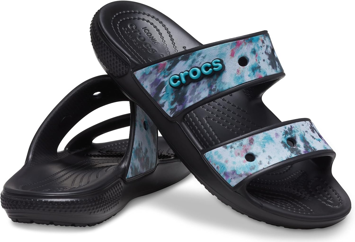 image:imageCrocs UnisexAdult Classic Slide SandalMultiBlack