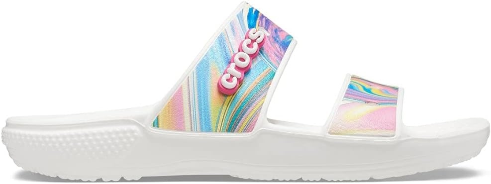 image:imageCrocs UnisexAdult Classic Slide SandalRainbow Swirl