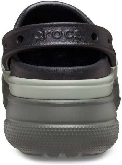 image:imageCrocs UnisexAdult Classic Stacked Clogs Platform PlatformBlack
