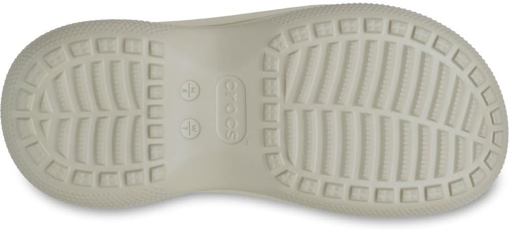 image:imageCrocs UnisexAdult Classic Stacked Clogs Platform PlatformChalk
