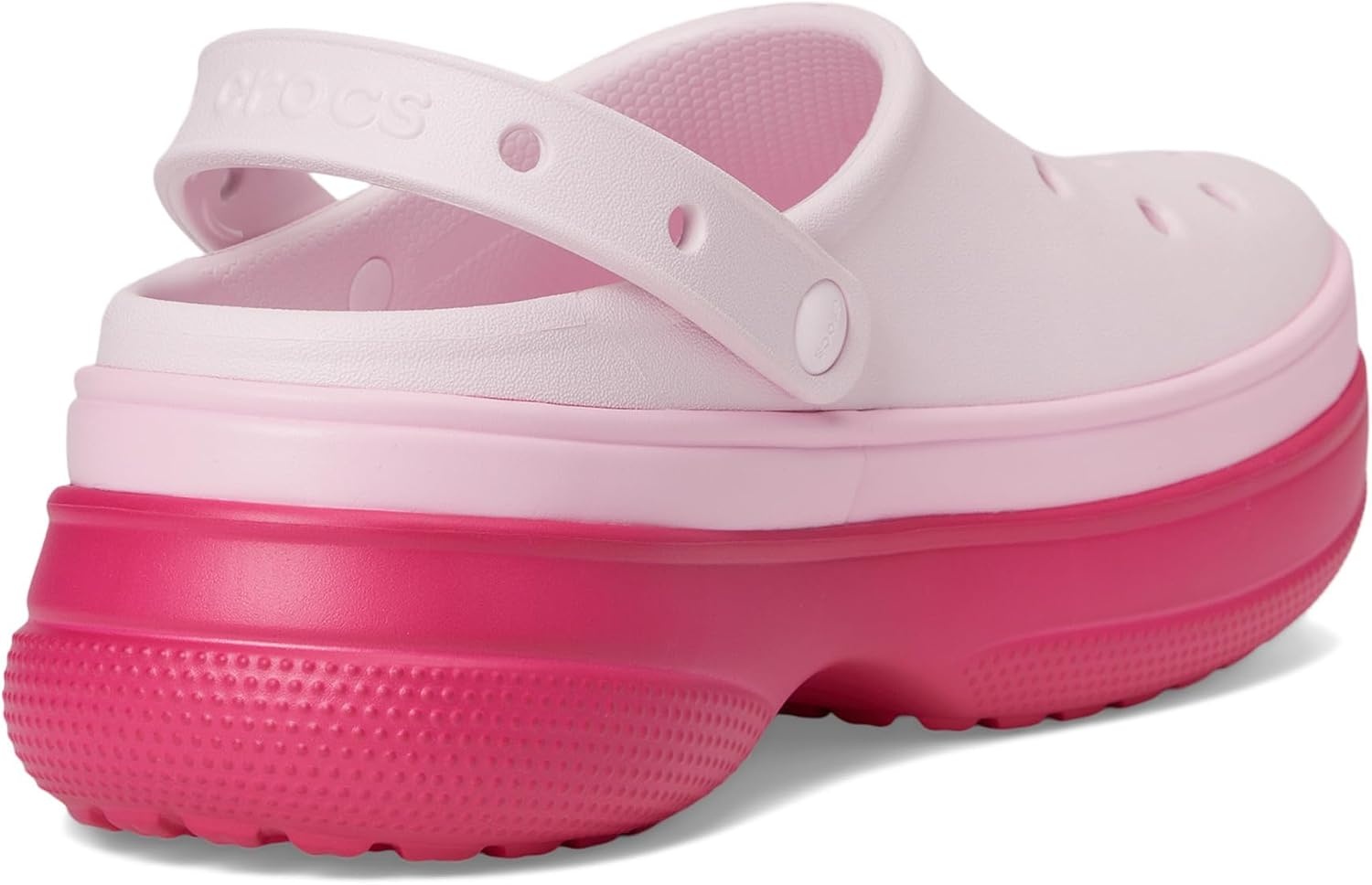 image:imageCrocs UnisexAdult Classic Stacked Clogs Platform PlatformDragon Fruit