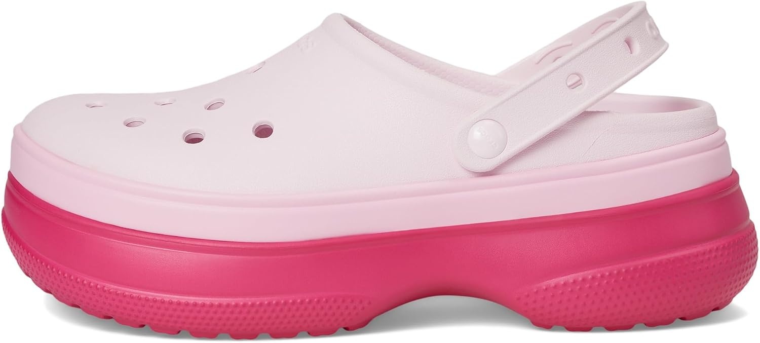 image:imageCrocs UnisexAdult Classic Stacked Clogs Platform PlatformDragon Fruit