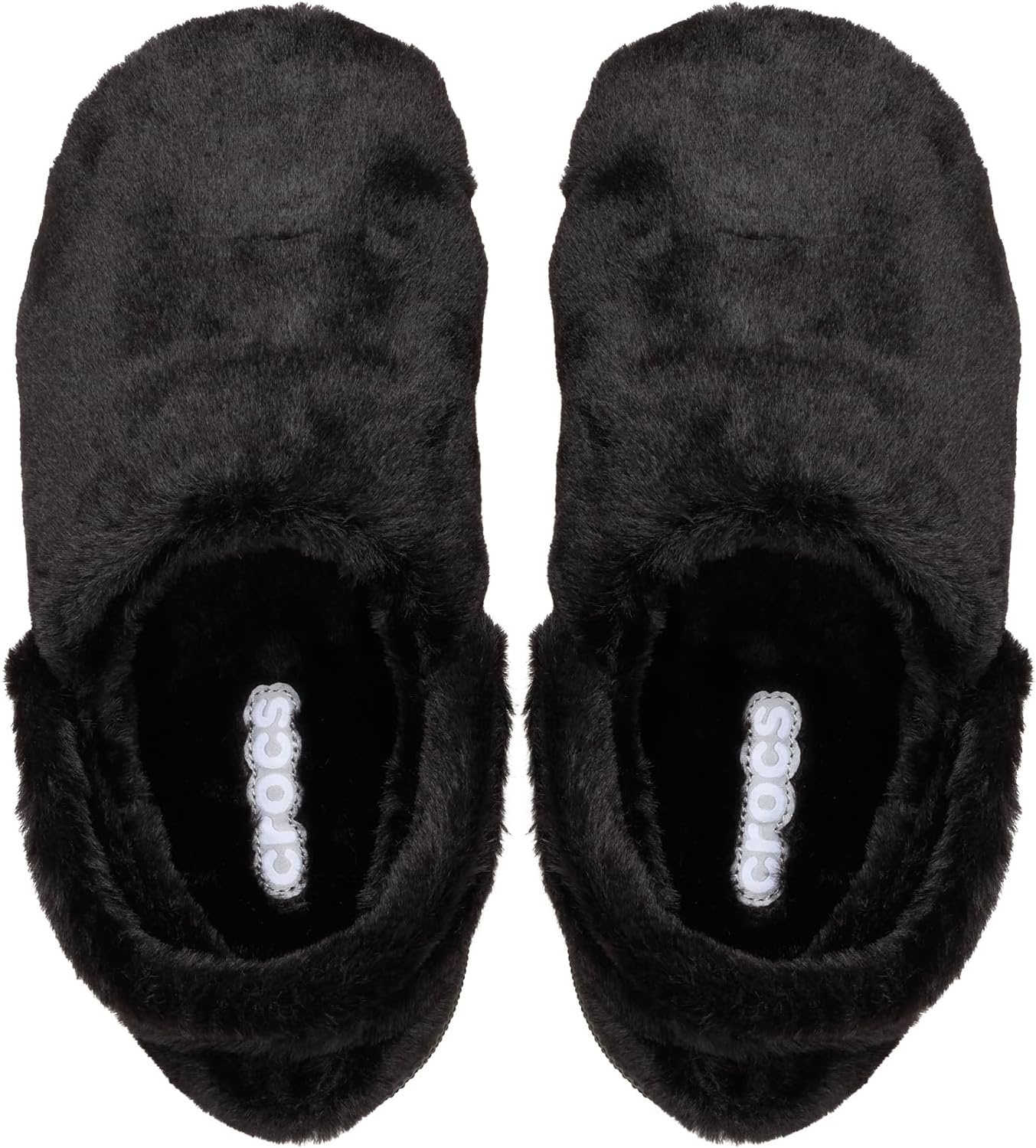 image:imageCrocs UnisexAdult Classic Unfurgettable Lined Clogs Fuzzy SlippersBlack