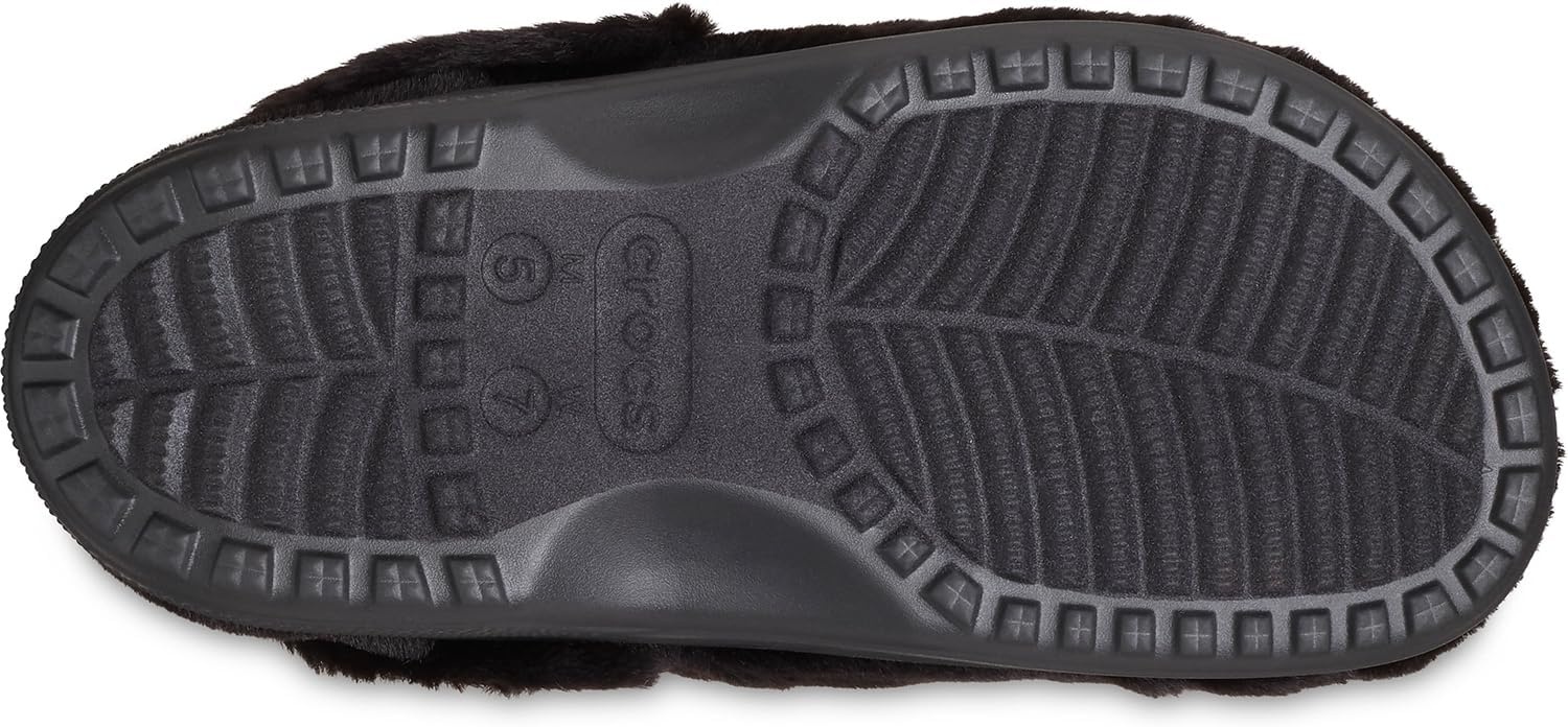 image:imageCrocs UnisexAdult Classic Unfurgettable Lined Clogs Fuzzy SlippersBlack