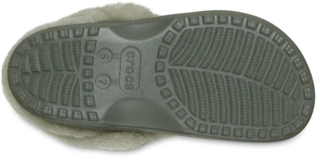 image:imageCrocs UnisexAdult Classic Unfurgettable Lined Clogs Fuzzy SlippersGalactic Grey Suede