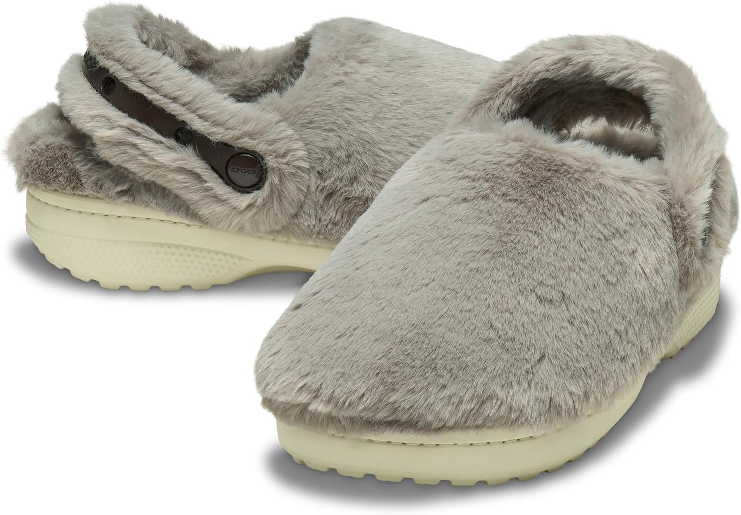 image:imageCrocs UnisexAdult Classic Unfurgettable Lined Clogs Fuzzy SlippersMushroom