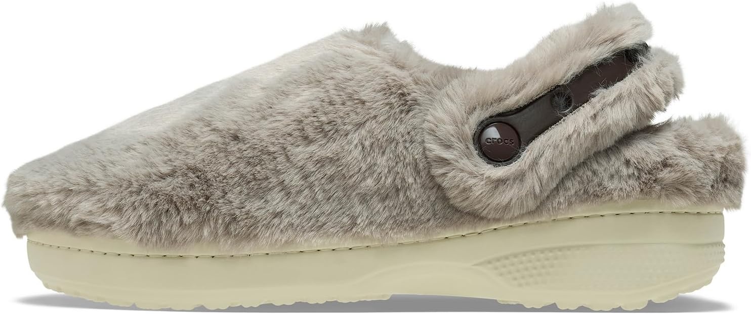 image:imageCrocs UnisexAdult Classic Unfurgettable Lined Clogs Fuzzy SlippersMushroom