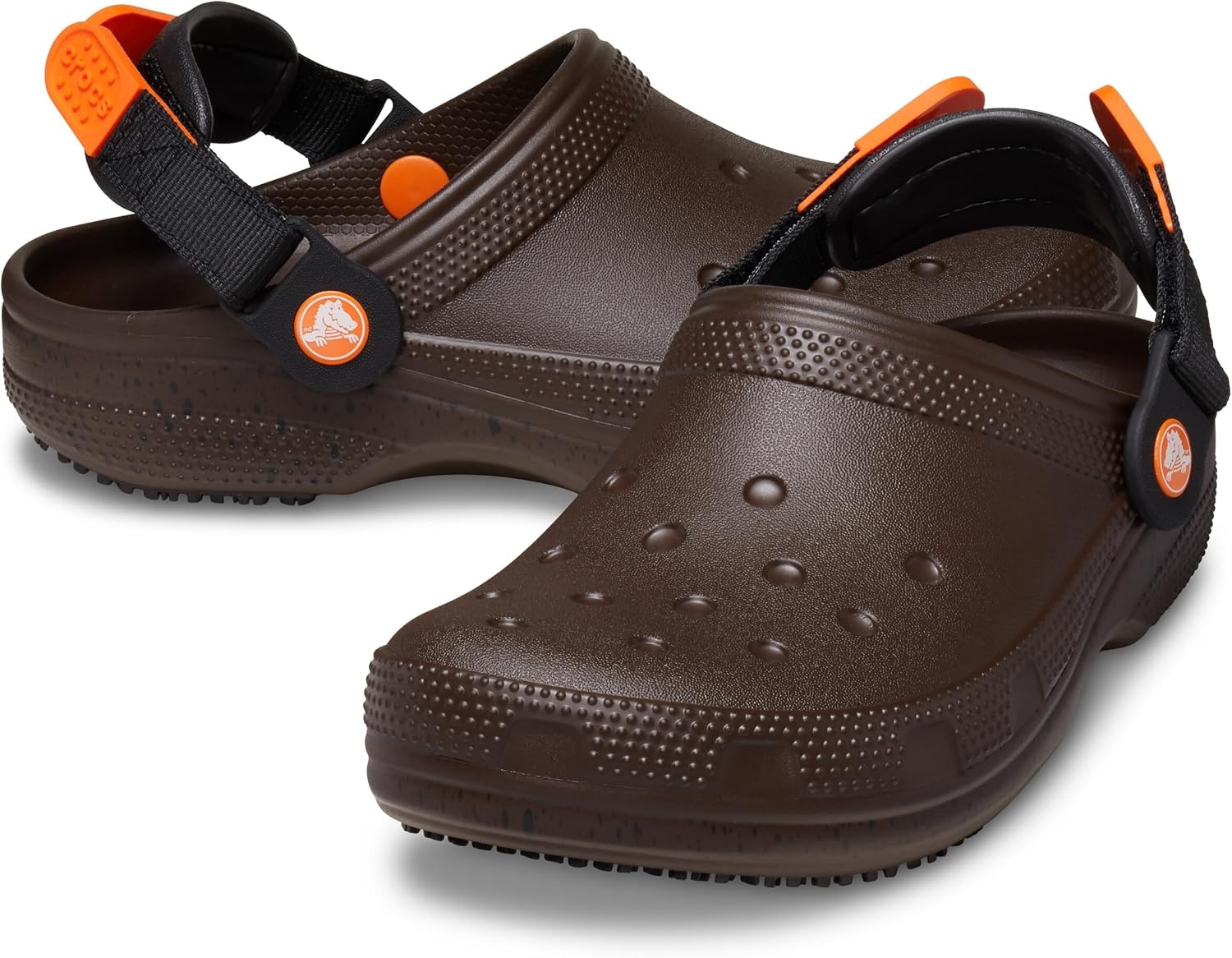image:imageCrocs UnisexAdult Classic Work Clogs Enclosed Toe Slip Resistant All Day ComfortCoffee