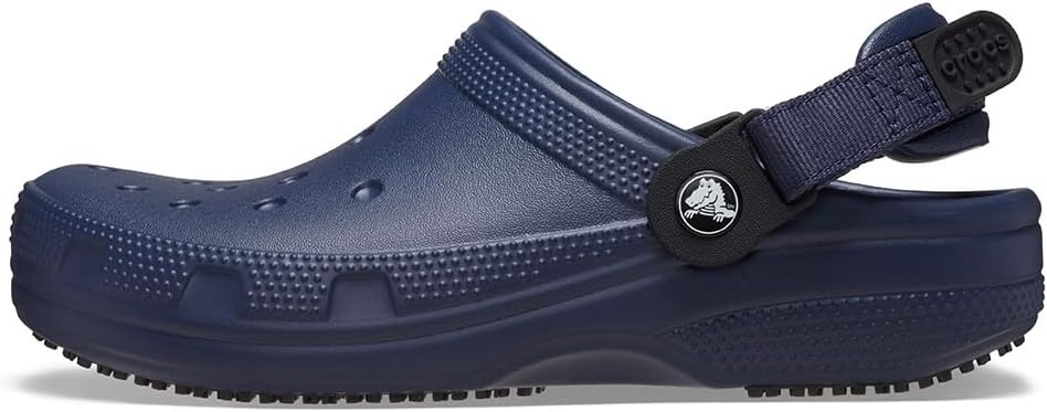 image:imageCrocs UnisexAdult Classic Work Clogs Enclosed Toe Slip Resistant All Day ComfortNavy