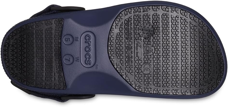 image:imageCrocs UnisexAdult Classic Work Clogs Enclosed Toe Slip Resistant All Day ComfortNavy