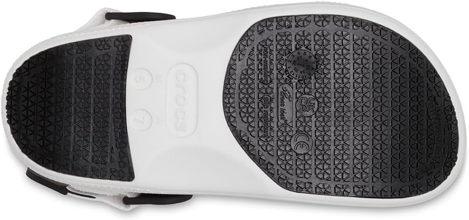 image:imageCrocs UnisexAdult Classic Work Clogs Enclosed Toe Slip Resistant All Day ComfortWhite