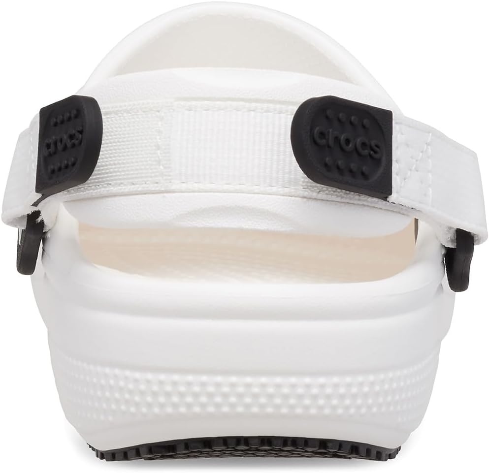 image:imageCrocs UnisexAdult Classic Work Clogs Enclosed Toe Slip Resistant All Day ComfortWhite