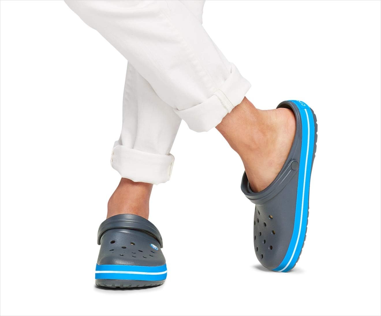 image:imageCrocs UnisexAdult Crocband ClogCharcoalOcean