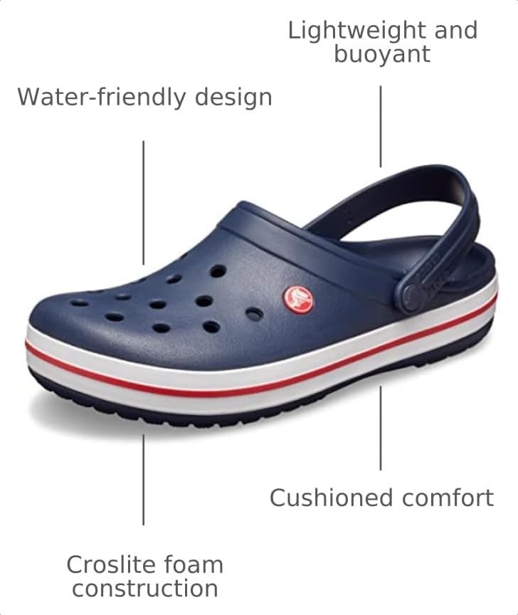 image:imageCrocs UnisexAdult Crocband ClogNavy