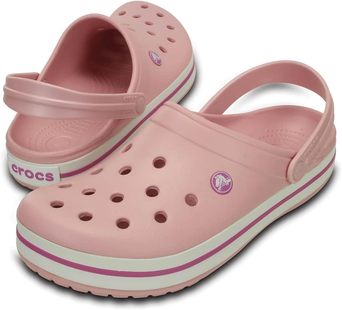 image:imageCrocs UnisexAdult Crocband ClogPearl PinkWild Orchid