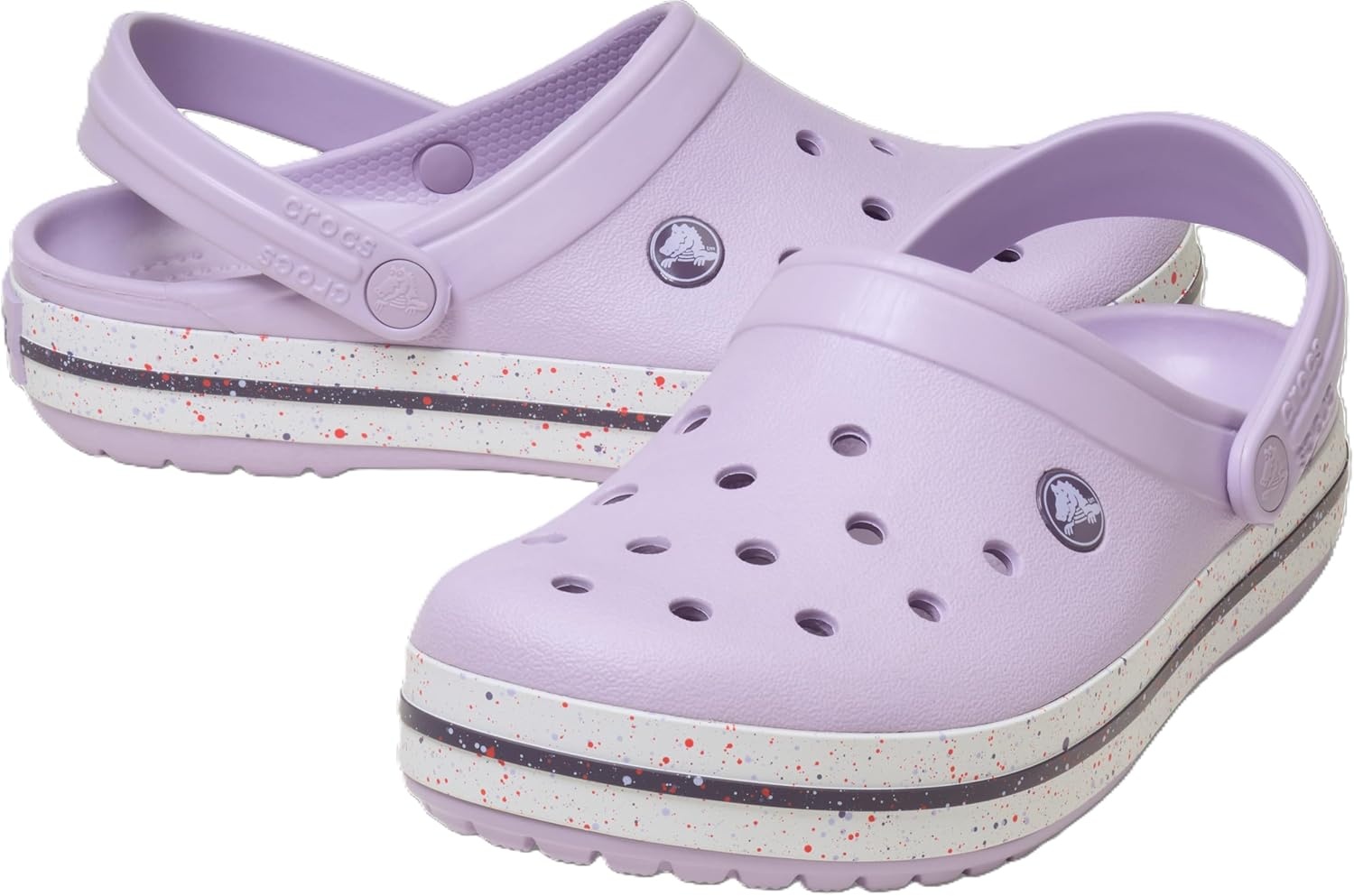 image:imageCrocs UnisexAdult Crocband ClogSpeckled Lavender
