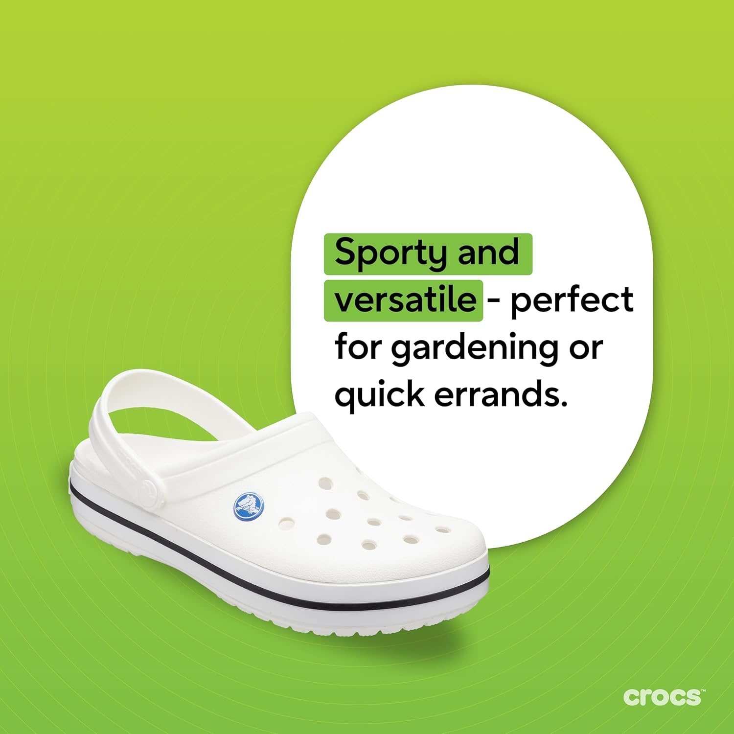 image:imageCrocs UnisexAdult Crocband ClogWhiteBlack