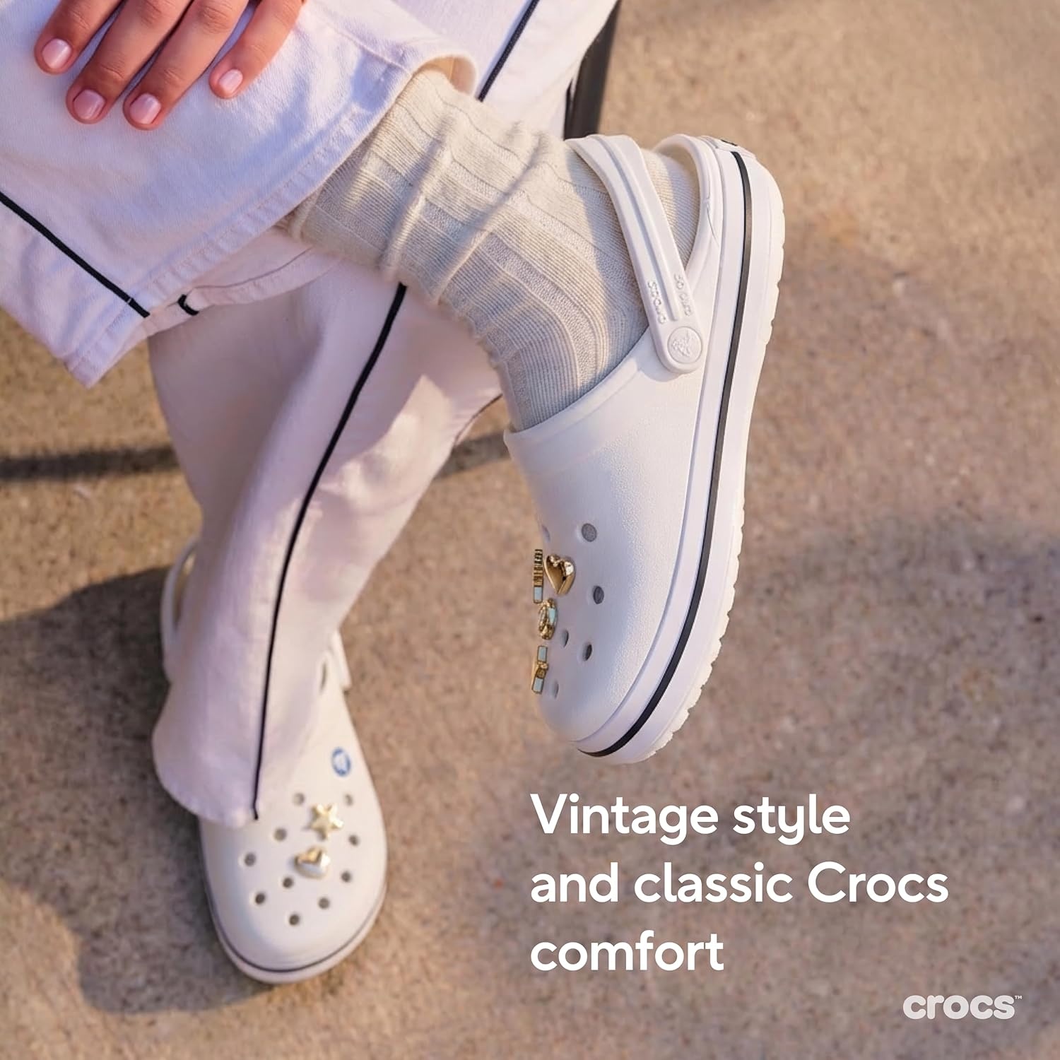 image:imageCrocs UnisexAdult Crocband ClogWhiteBlack