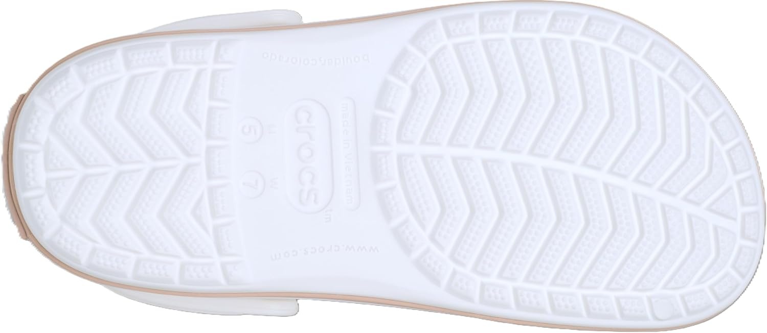 image:imageCrocs UnisexAdult Crocband ClogWhitePink Caramel