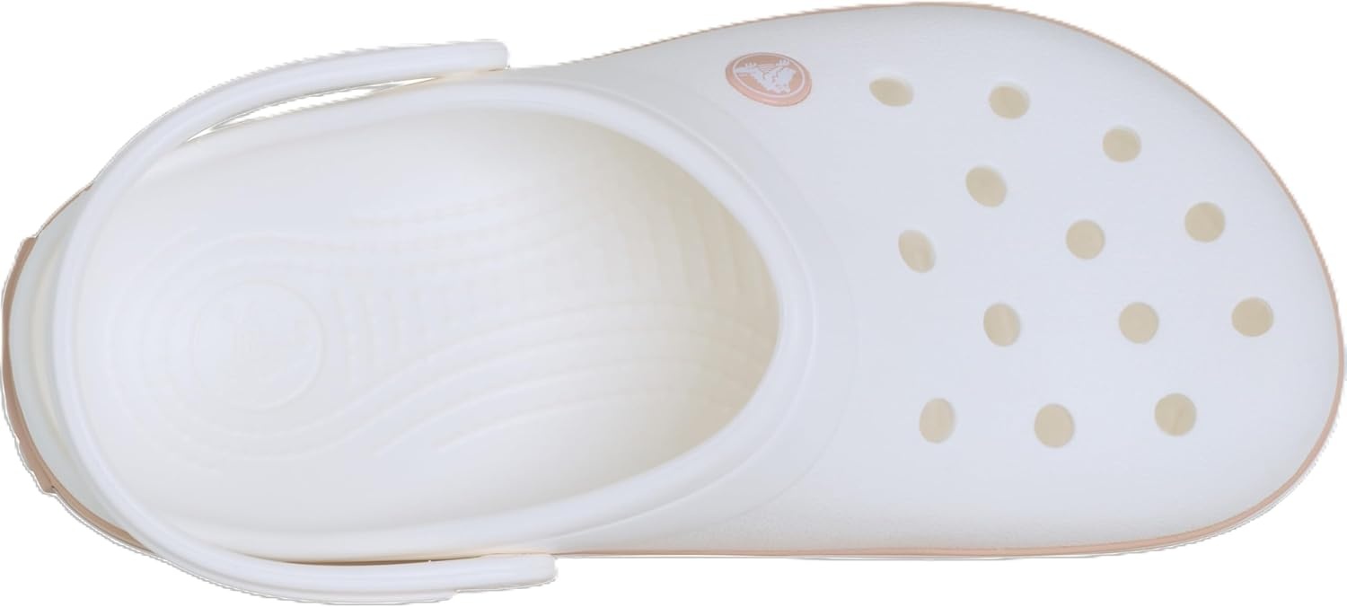 image:imageCrocs UnisexAdult Crocband ClogWhitePink Caramel